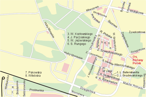 Mapa ( Plan ) Poznania. Warstwa gwna. Poznan - Wielkopolska.    
   Warstwa gwna prezentuje ukad ulic Poznania, oraz okolicznych miejscowoci. Zaznaczono: gwne trasy komunikacyjne, trasy przelotowe Poznania, jeziora, rzeki, trasy kolejowe, tereny zielone, przemysowe i zarysy zabudowa. Mapa wykonana jest w skali 1:10 000 - warstwa podstawowa oraz w wikszych skalach.

Pozna - warstwa gwna Internetowego Planu Poznania serwisu Cyber Wielkopolska.