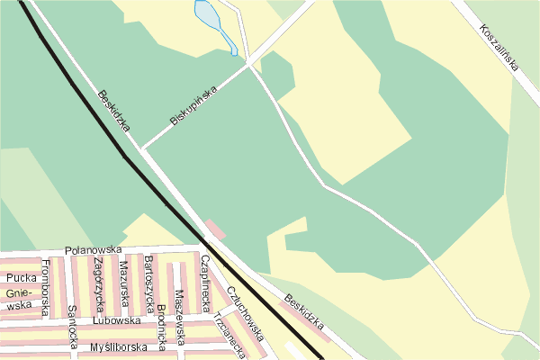 Mapa ( Plan ) Poznania. Warstwa gwna. Poznan - Wielkopolska.    
   Warstwa gwna prezentuje ukad ulic Poznania, oraz okolicznych miejscowoci. Zaznaczono: gwne trasy komunikacyjne, trasy przelotowe Poznania, jeziora, rzeki, trasy kolejowe, tereny zielone, przemysowe i zarysy zabudowa. Mapa wykonana jest w skali 1:10 000 - warstwa podstawowa oraz w wikszych skalach.

Pozna - warstwa gwna Internetowego Planu Poznania serwisu Cyber Wielkopolska.