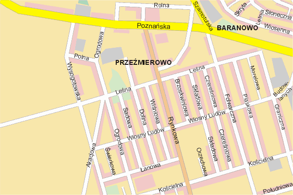 Mapa ( Plan ) Poznania. Warstwa gwna. Poznan - Wielkopolska.    
   Warstwa gwna prezentuje ukad ulic Poznania, oraz okolicznych miejscowoci. Zaznaczono: gwne trasy komunikacyjne, trasy przelotowe Poznania, jeziora, rzeki, trasy kolejowe, tereny zielone, przemysowe i zarysy zabudowa. Mapa wykonana jest w skali 1:10 000 - warstwa podstawowa oraz w wikszych skalach.

Pozna - warstwa gwna Internetowego Planu Poznania serwisu Cyber Wielkopolska.