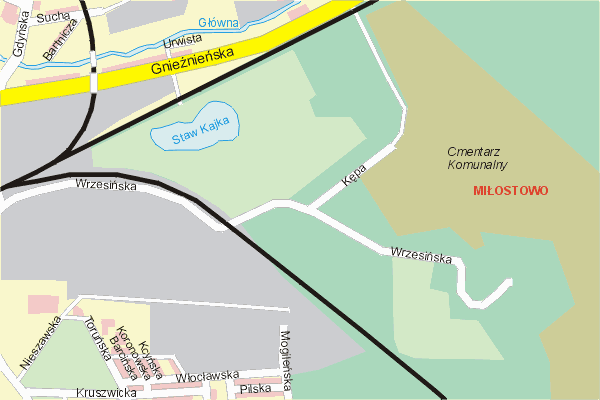 Mapa ( Plan ) Poznania. Warstwa gwna. Poznan - Wielkopolska.    
   Warstwa gwna prezentuje ukad ulic Poznania, oraz okolicznych miejscowoci. Zaznaczono: gwne trasy komunikacyjne, trasy przelotowe Poznania, jeziora, rzeki, trasy kolejowe, tereny zielone, przemysowe i zarysy zabudowa. Mapa wykonana jest w skali 1:10 000 - warstwa podstawowa oraz w wikszych skalach.

Pozna - warstwa gwna Internetowego Planu Poznania serwisu Cyber Wielkopolska.