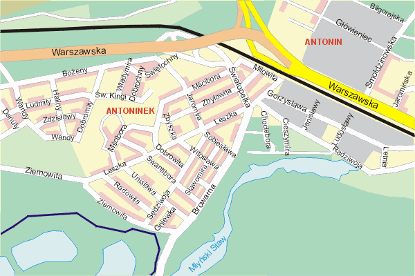 Mapa ( Plan ) Poznania. Warstwa gwna. Poznan - Wielkopolska.    
   Warstwa gwna prezentuje ukad ulic Poznania, oraz okolicznych miejscowoci. Zaznaczono: gwne trasy komunikacyjne, trasy przelotowe Poznania, jeziora, rzeki, trasy kolejowe, tereny zielone, przemysowe i zarysy zabudowa. Mapa wykonana jest w skali 1:10 000 - warstwa podstawowa oraz w wikszych skalach.

Pozna - warstwa gwna Internetowego Planu Poznania serwisu Cyber Wielkopolska.