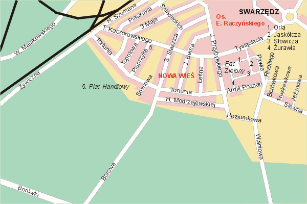 Mapa ( Plan ) Poznania. Warstwa gwna. Poznan - Wielkopolska.    
   Warstwa gwna prezentuje ukad ulic Poznania, oraz okolicznych miejscowoci. Zaznaczono: gwne trasy komunikacyjne, trasy przelotowe Poznania, jeziora, rzeki, trasy kolejowe, tereny zielone, przemysowe i zarysy zabudowa. Mapa wykonana jest w skali 1:10 000 - warstwa podstawowa oraz w wikszych skalach.

Pozna - warstwa gwna Internetowego Planu Poznania serwisu Cyber Wielkopolska.