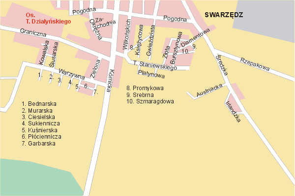 Mapa ( Plan ) Poznania. Warstwa gwna. Poznan - Wielkopolska.    
   Warstwa gwna prezentuje ukad ulic Poznania, oraz okolicznych miejscowoci. Zaznaczono: gwne trasy komunikacyjne, trasy przelotowe Poznania, jeziora, rzeki, trasy kolejowe, tereny zielone, przemysowe i zarysy zabudowa. Mapa wykonana jest w skali 1:10 000 - warstwa podstawowa oraz w wikszych skalach.

Pozna - warstwa gwna Internetowego Planu Poznania serwisu Cyber Wielkopolska.