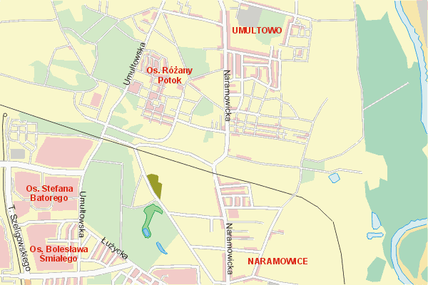 Mapa ( Plan ) Poznania. Warstwa gwna. Poznan - Wielkopolska.    
   Warstwa gwna prezentuje ukad ulic Poznania, oraz okolicznych miejscowoci. Zaznaczono: gwne trasy komunikacyjne, trasy przelotowe Poznania, jeziora, rzeki, trasy kolejowe, tereny zielone, przemysowe i zarysy zabudowa. Mapa wykonana jest w skali 1:10 000 - warstwa podstawowa oraz w wikszych skalach.

Pozna - warstwa gwna Internetowego Planu Poznania serwisu Cyber Wielkopolska.