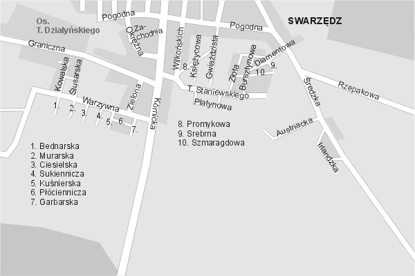 Mapa ( Plan ) Poznania. Warstwa DLA ZDROWIA Pozna. Poznan - Wielkopolska.  
  
   Warstwa DLA ZDROWIA prezentuje lokalizacje poznaskich APTEK, SZPITALI, KLINIK i GAGINETW LEKARSKICH w postaci umieszczonych znakw graficznych z odpowidni nazw. Po najechaniu kursorem myszy na znak graficzny pojawia si nazwa i adres lokalizowanego obiektu (IE), a po klikniciu w niektre loga otwiera dodatkowe okienko z danymi teleadresowymi i godzinami otwarcia. Warstwa nieustannie si rozbudowuje. Mapa wykonana jest w skali 1:10 000 - warstwa DLA ZDROWIA.

Pozna - warstwa DLA ZDROWIA Internetowego Planu Poznania serwisu Cyber Wielkopolska.